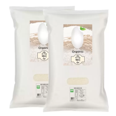푸른들판 유기농 백미 8kg x 2