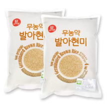 미이랑 무농약 발아현미 4kg x 2
