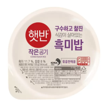 햇반 흑미밥작은공기 130g x 36