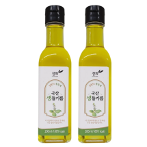 청화농산국산생들기름200ml x 2