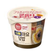 CJ햇반 컵반 스팸마요 덮밥 219g x 12입