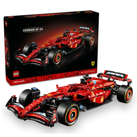 레고 테크닉 Ferrari SF-24 F1 레이스 카 42207