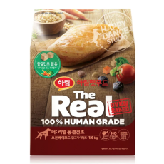 하림 더리얼 동결건조 치킨 애견사료 1.6kg x 2
