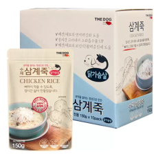 더독애견애묘 수제 삼계죽 150g x 10