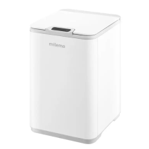 밀레마 스마트 모션센서 쓰레기통 10L - 화이트