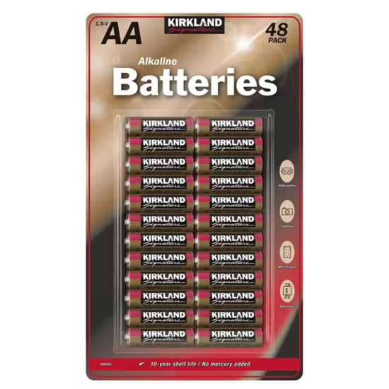 커클랜드 시그니춰 AA 건전지 48개