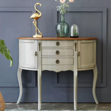 프렌치 엔틱 반달 콘솔