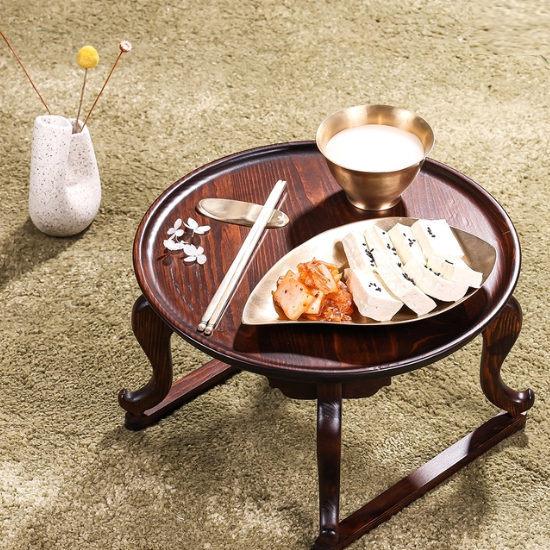 안성맞춤 호족 원형 소나무 반상