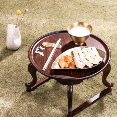 안성맞춤 호족 원형 소나무 반상