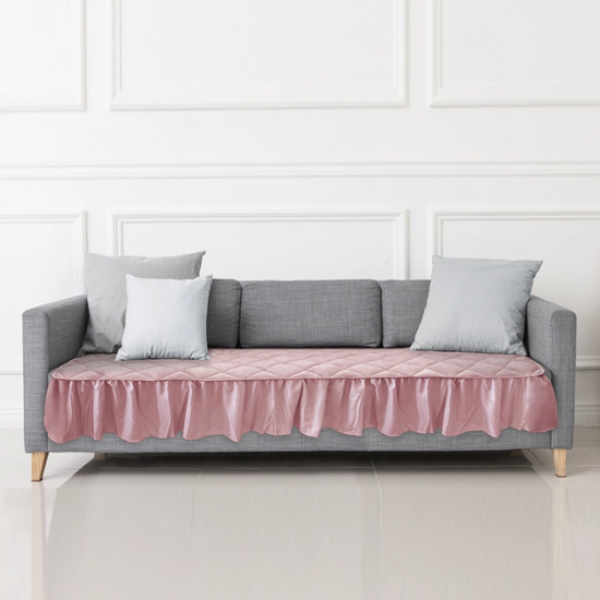 플로티나 프릴 소파 패드 65x180cm - 핑크