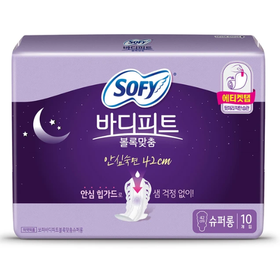 쏘피 바디피트 볼록맞춤 슈퍼롱 10개 x 6팩