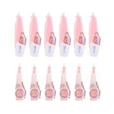 델리 펜타입 수정테이프 세트 6+6개입