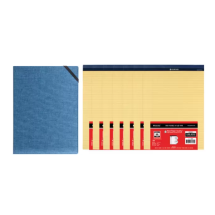 옥스포드 리갈패드 A4 노랑 40매 7권 + 포켓폴더