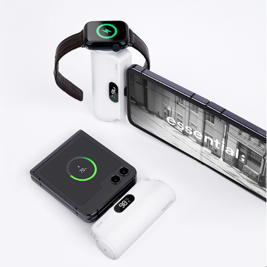 스마텍 2 IN 1 도킹형 보조배터리 5000mAh x 2