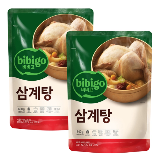 CJ 비비고 삼계탕 800g x 2팩