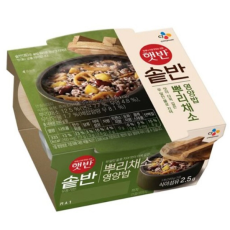 CJ 햇반 솥반 뿌리채소 영양밥 200g x 8