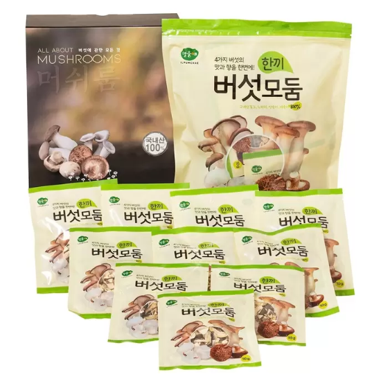 일품채 모둠 한끼 버섯 10g x 10