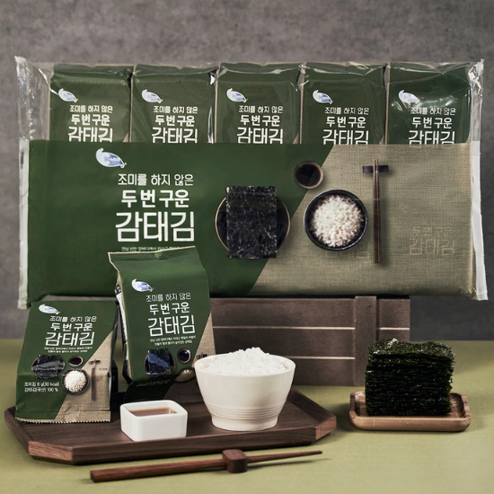 C WEED두번구운감태김8g x 10