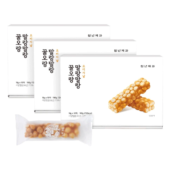 말랑말랑꿀오랑오리지날480g (16g x 10 x 3pk)