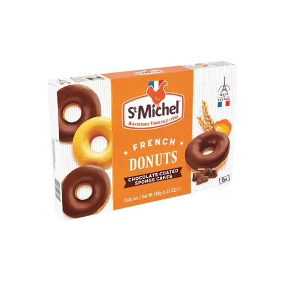 St Michel 초콜릿 코팅 도넛 1080g 180g x 6