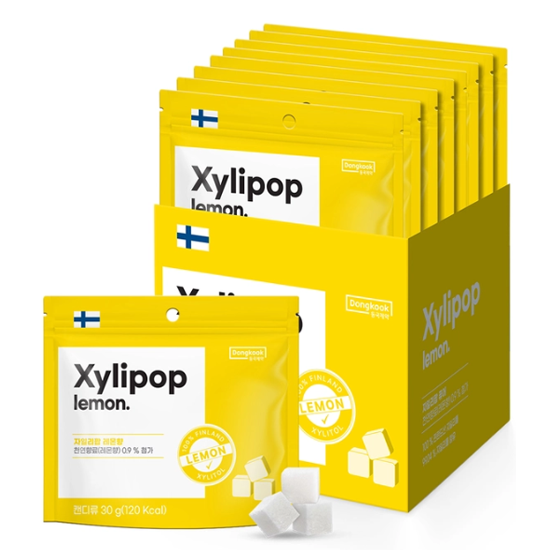 자일리팝 레몬 240g 30g x 8