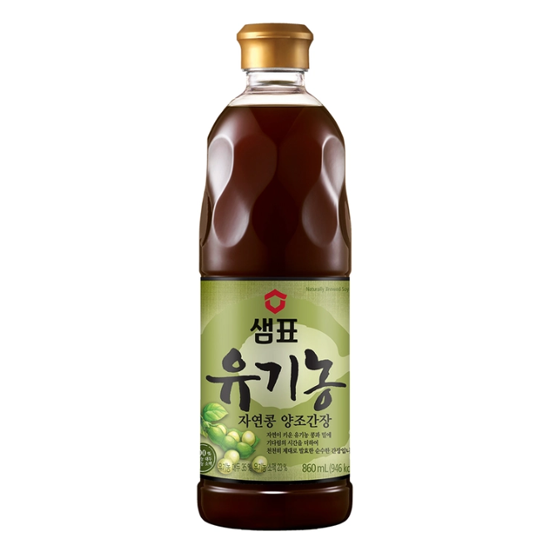 샘표 유기농 자연콩간장 860ml x 3