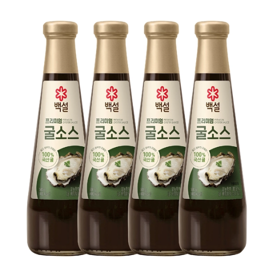 백설 남해 굴소스 500g x 4
