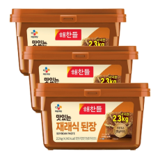 해찬들 맛있는 재래식 된장2.3kg x 3