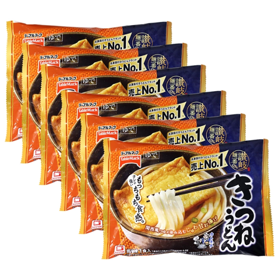 테이블마크키츠네 유부우동 283G X 6