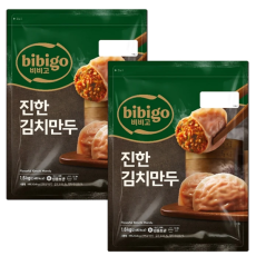 비비고 수제진한 김치만두 1600g x 2