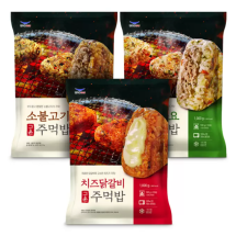 한우물구운주먹밥3종100gx30