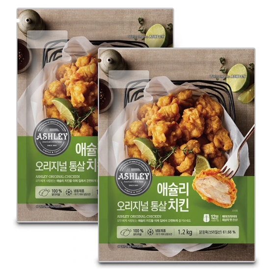 애슐리오리지널통살치킨 1.2kg x 2
