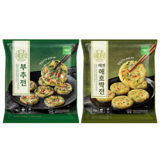 사옹원 미니전 골라담기(부추전 채썬애호박전) 1kgx2