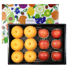 배 사과 혼합 선물세트5.5kg(12입)