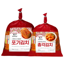 종가집 포기 배추김치1kg x 2총각김치 850g x 1혼합팩