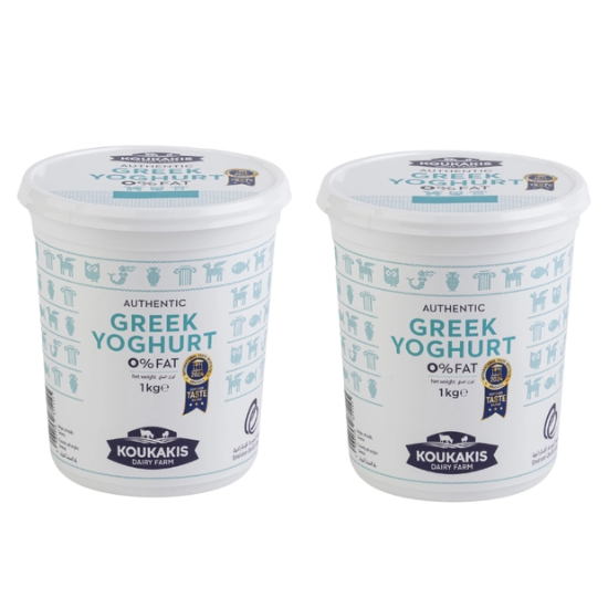 코우카키스 무지방 그릭 요거트 1kg x 2