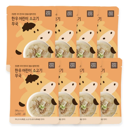 설성목장어린이한우소고기무국 200g x 8