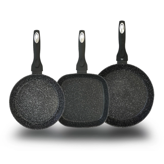 ELO 그래닛 패션 마블 프라이팬 세트 3P