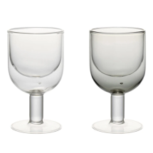 쓰임 해피아워 더블월 글라스 고블렛 세트 2P