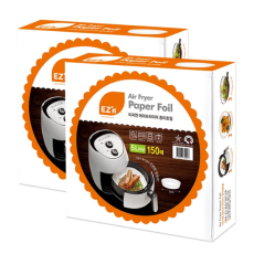 이지엔 에어프라이어 종이호일 150매 x 2 (대형)